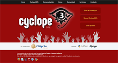Desktop Screenshot of cyclope.codigosur.org