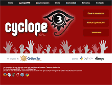 Tablet Screenshot of cyclope.codigosur.org